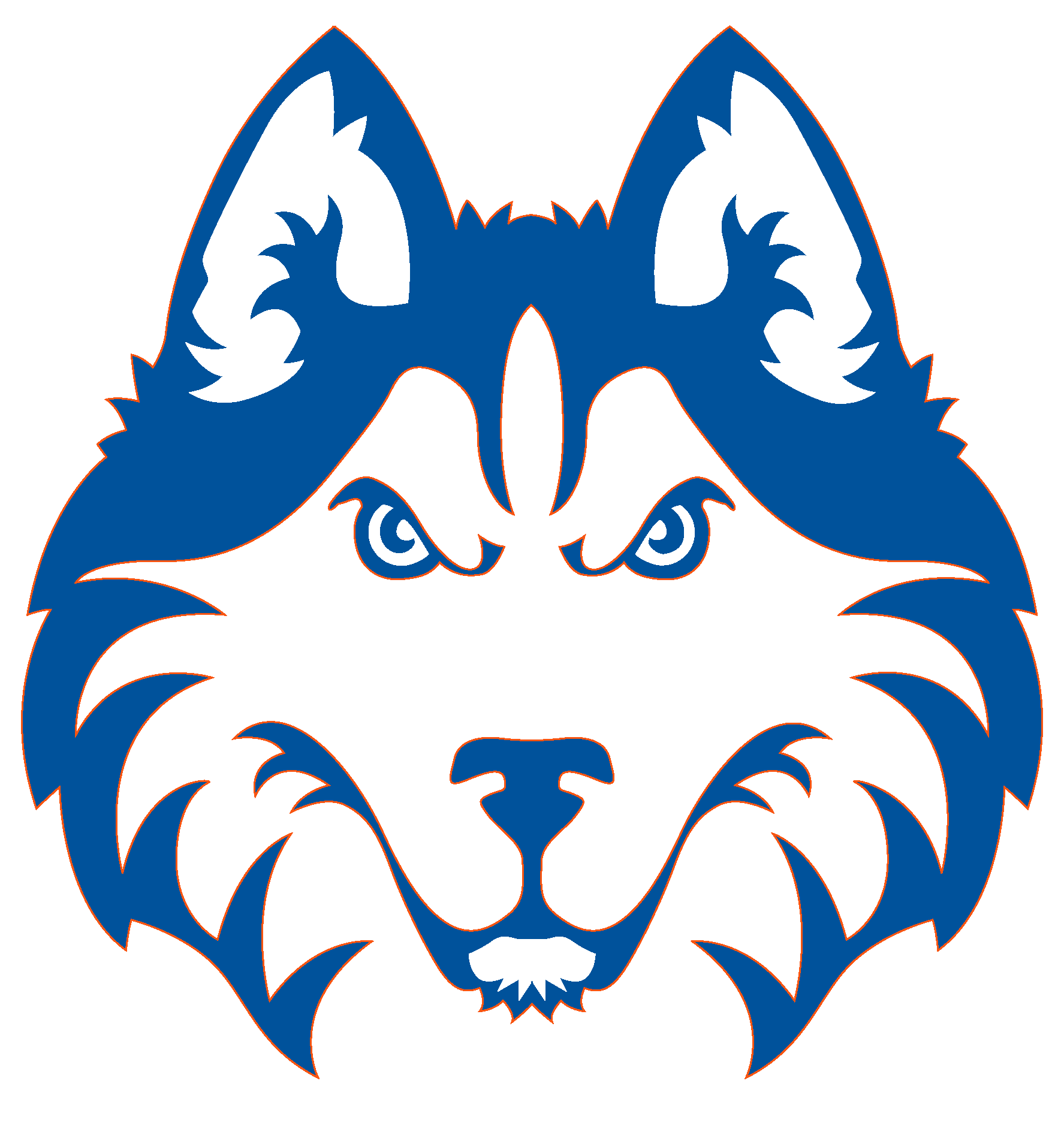 Houston Baptist Huskies Logo Vector Logo